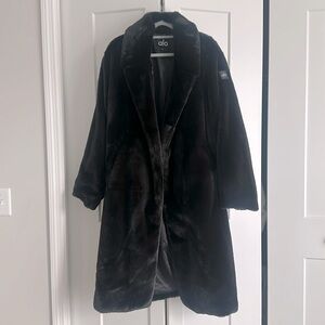 Alo Yoga, Black Faux Fur Jacket, Medium